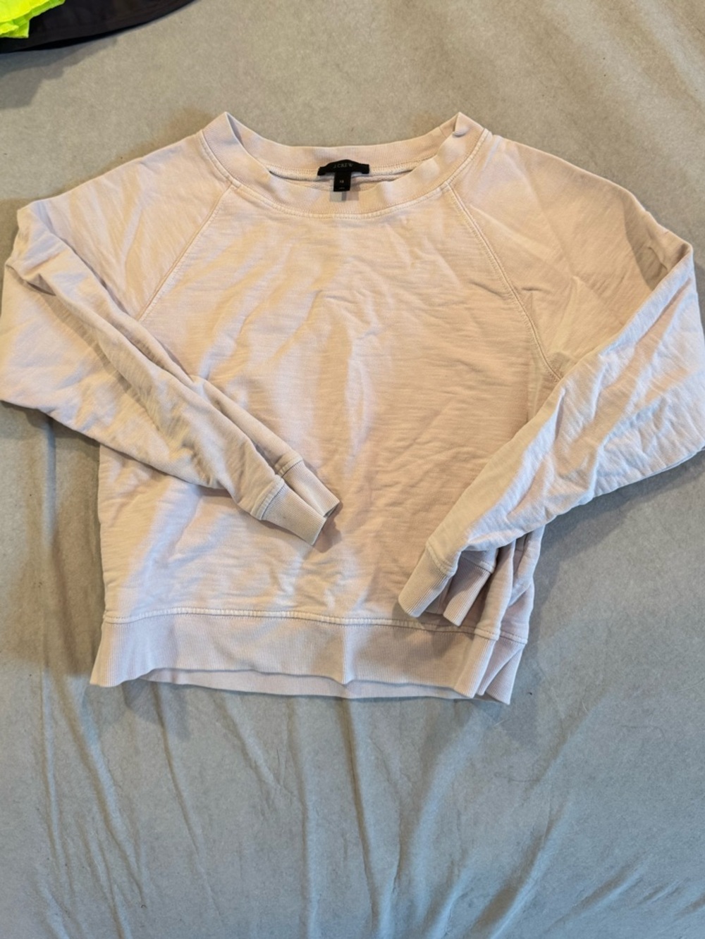 J. Crew Pale Pink Crewneck Sweatshirt